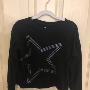 Girls Full Zip Hoodie & 4 Long Sleeve Tshirts  (Lot)